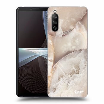 Hülle für Sony Xperia 10 III - Cream marble