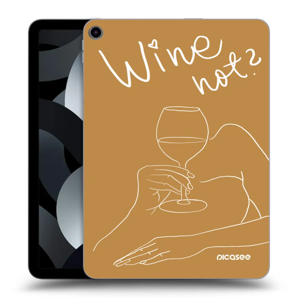 Picasee transparente Silikonhülle für Apple iPad Pro 11" 2019 (1.gen.) - Wine not