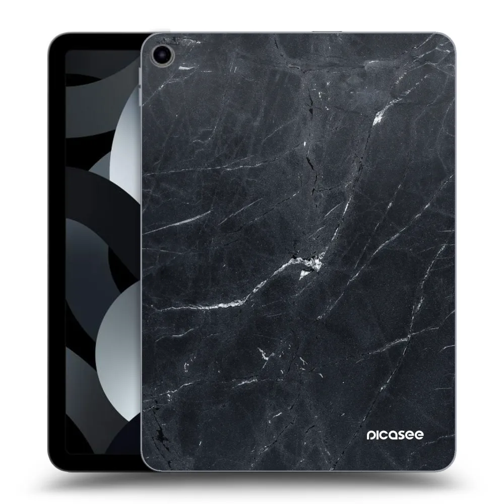 Picasee transparente Silikonhülle für Apple iPad Pro 11" 2019 (1.gen.) - Black marble