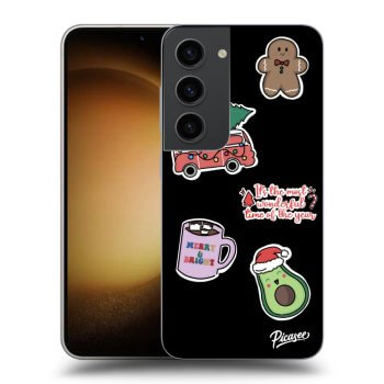 Hülle für Samsung Galaxy S23 5G - Christmas Stickers