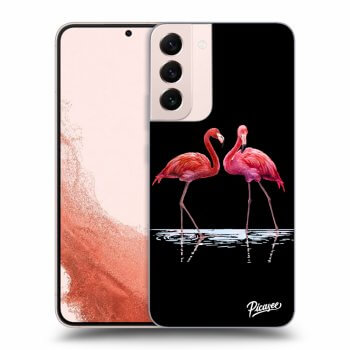 Hülle für Samsung Galaxy S23+ 5G - Flamingos couple