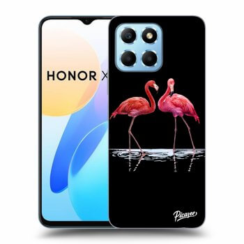 Hülle für Honor X8 5G - Flamingos zu zweit