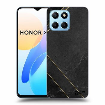 Hülle für Honor X6 - Black tile