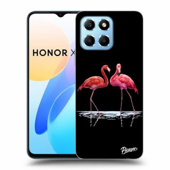 Hülle für Honor X6 - Flamingos zu zweit