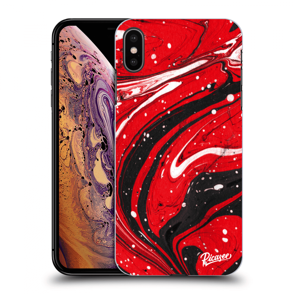 Picasee ULTIMATE CASE für Apple iPhone XS Max - Red black