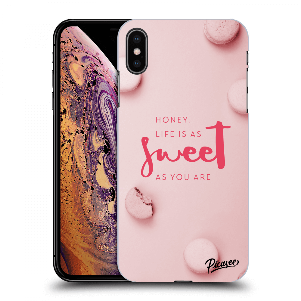 Picasee ULTIMATE CASE für Apple iPhone XS Max - Life is as sweet as you are
