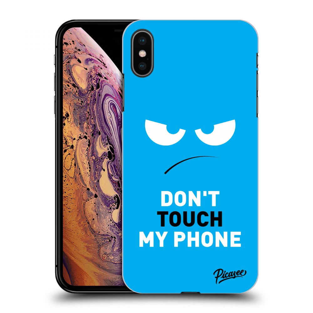 Picasee ULTIMATE CASE für Apple iPhone XS Max - Angry Eyes - Blue