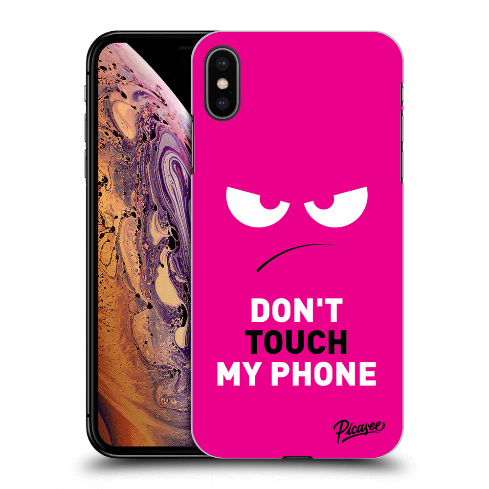 Picasee ULTIMATE CASE für Apple iPhone XS Max - Angry Eyes - Pink