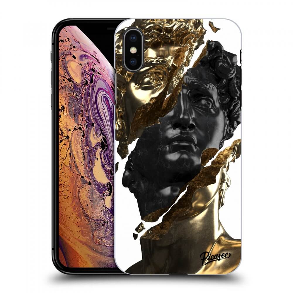 Picasee ULTIMATE CASE für Apple iPhone XS Max - Gold - Black