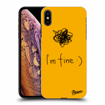 Picasee ULTIMATE CASE für Apple iPhone XS Max - I am fine