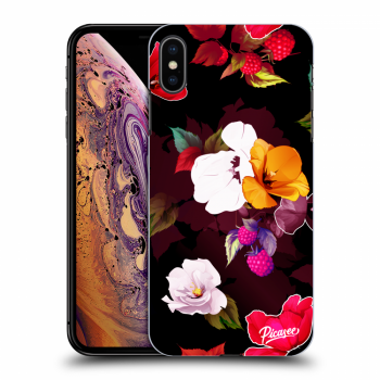 Hülle für Apple iPhone XS Max - Flowers and Berries