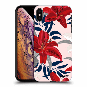 Picasee ULTIMATE CASE für Apple iPhone XS Max - Red Lily