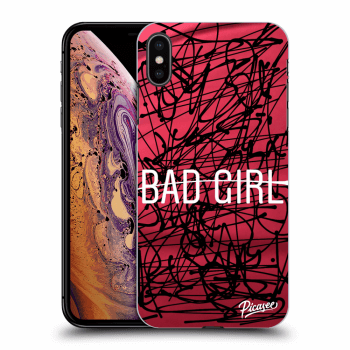 Picasee Apple iPhone XS Max Hülle - Transparentes Silikon - Bad girl