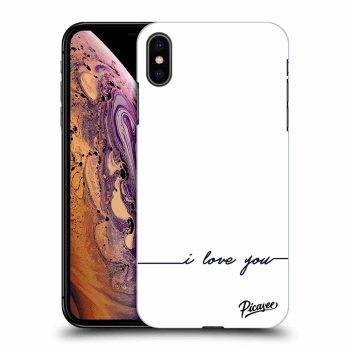 Hülle für Apple iPhone XS Max - I love you