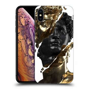 Hülle für Apple iPhone XS Max - Gold - Black