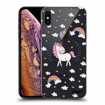Picasee Apple iPhone XS Max Hülle - Transparentes Silikon - Unicorn star heaven