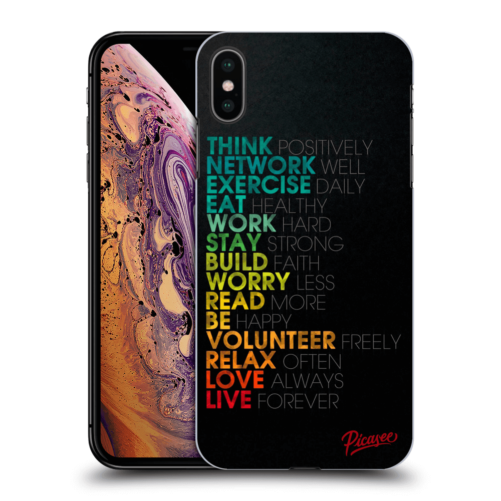 Picasee ULTIMATE CASE für Apple iPhone XS Max - Motto life