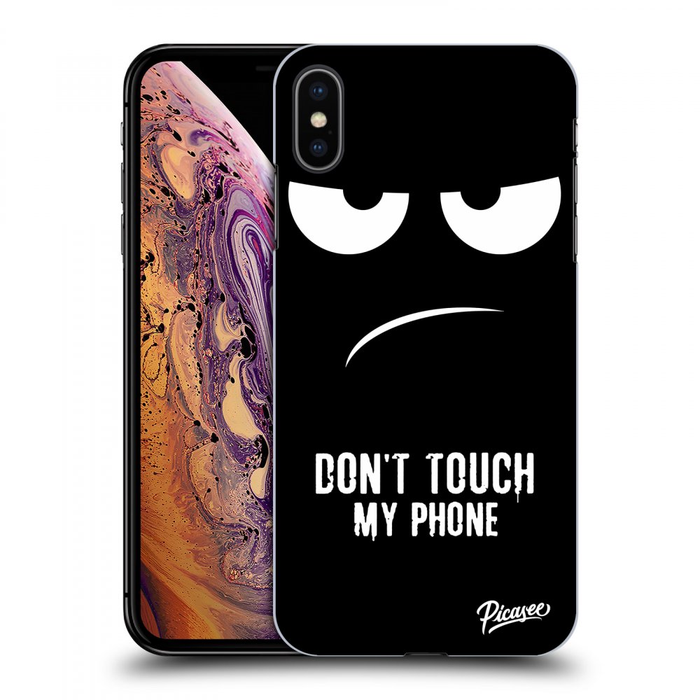 Picasee ULTIMATE CASE für Apple iPhone XS Max - Don't Touch My Phone