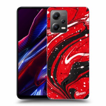 Hülle für Xiaomi Poco X5 - Red black