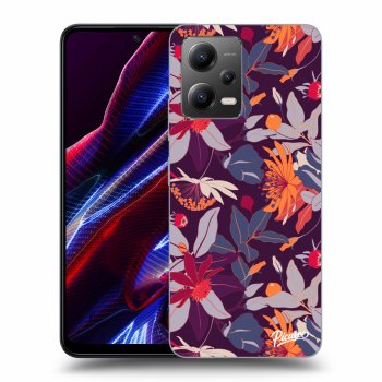 Hülle für Xiaomi Poco X5 - Purple Leaf