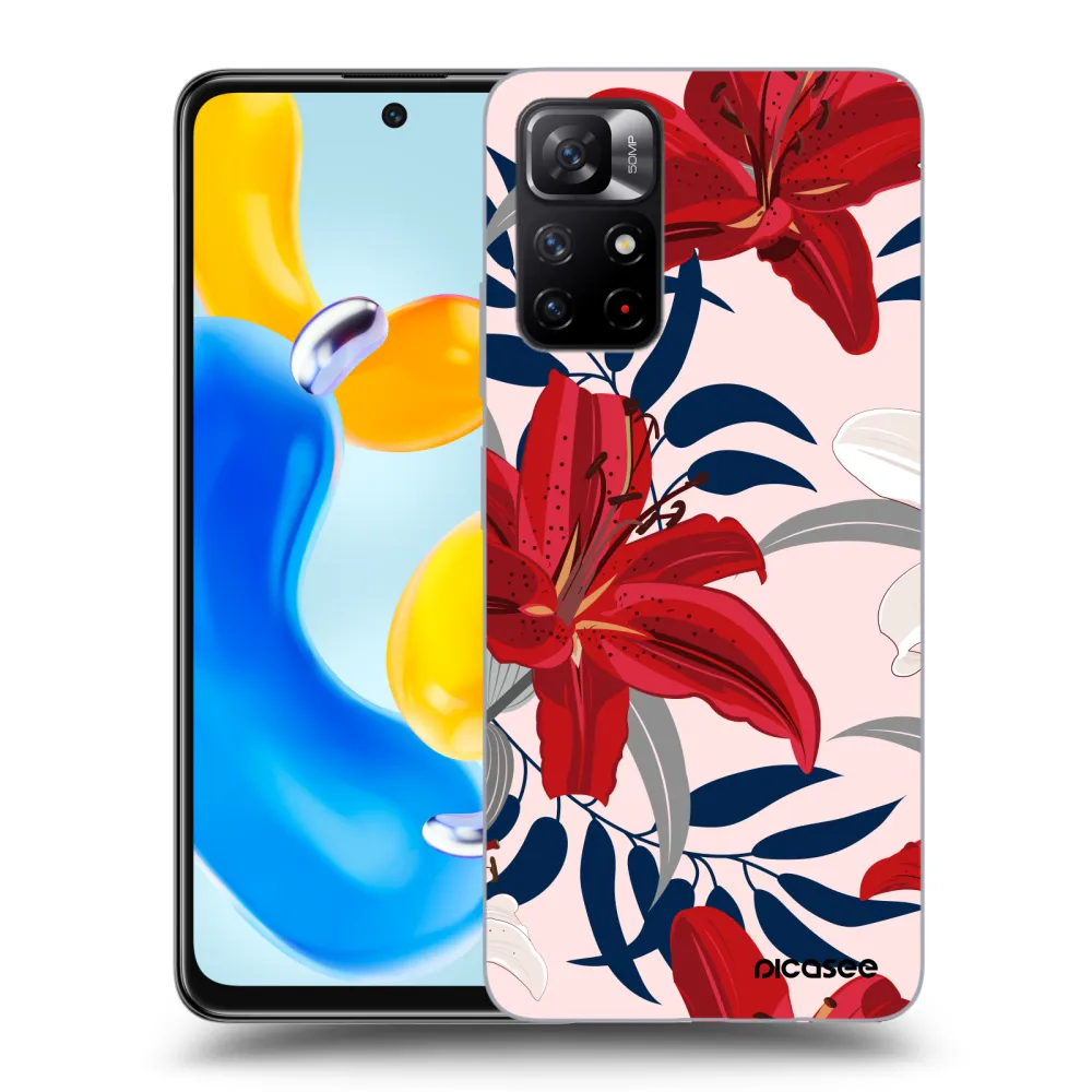 Picasee ULTIMATE CASE für Xiaomi Redmi Note 11S 5G - Red Lily