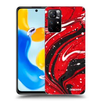 Hülle für Xiaomi Redmi Note 11S 5G - Red black