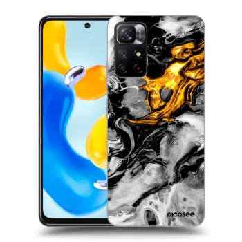Hülle für Xiaomi Redmi Note 11S 5G - Black Gold 2
