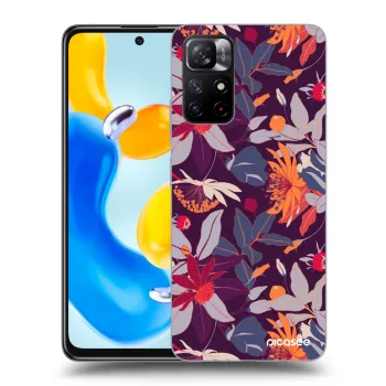 Hülle für Xiaomi Redmi Note 11S 5G - Purple Leaf