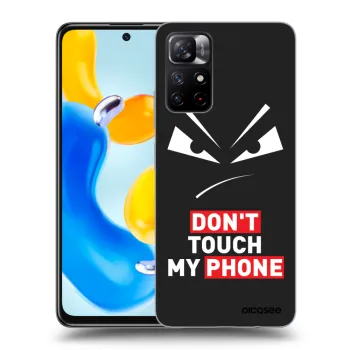 Picasee Xiaomi Redmi Note 11S 5G Hülle - Schwarzes Silikon - Evil Eye - Transparent