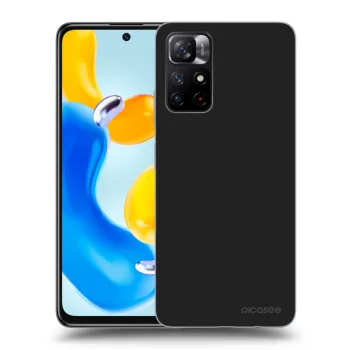 Picasee Xiaomi Redmi Note 11S 5G Hülle - Schwarzes Silikon - Clear