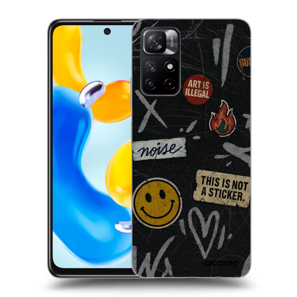 Picasee ULTIMATE CASE für Xiaomi Redmi Note 11S 5G - STICKERS x TAGS