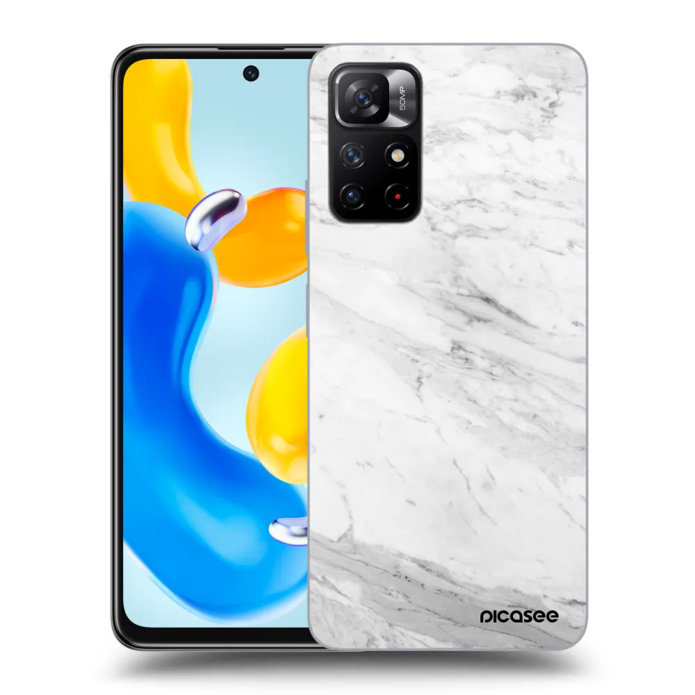 Picasee ULTIMATE CASE für Xiaomi Redmi Note 11S 5G - White marble