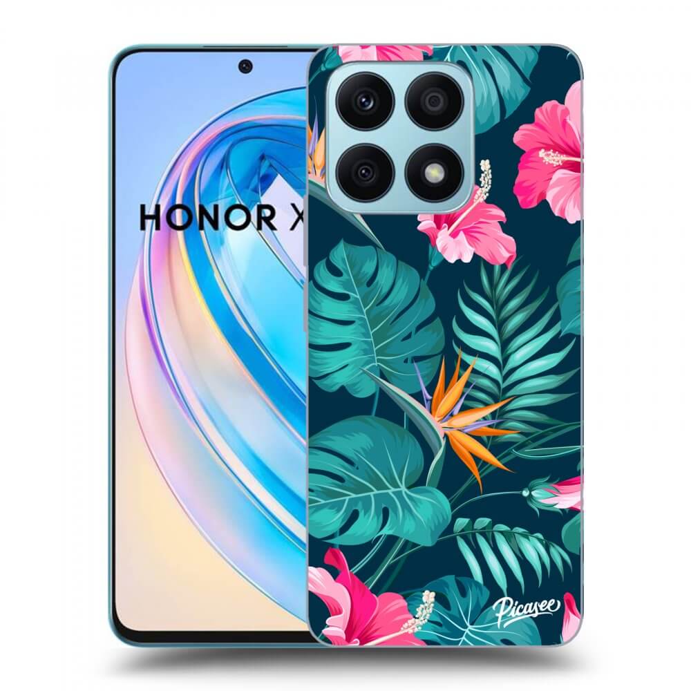 Picasee ULTIMATE CASE für Honor X8a - Pink Monstera