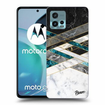 Hülle für Motorola Moto G72 - Black & White geometry
