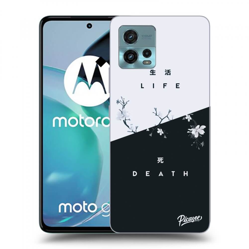 Picasee Motorola Moto G72 Hülle - Transparentes Silikon - Life - Death