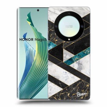 Hülle für Honor Magic5 Lite 5G - Dark geometry