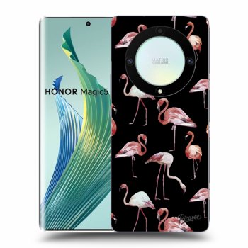 Hülle für Honor Magic5 Lite 5G - Flamingos