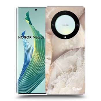 Hülle für Honor Magic5 Lite 5G - Cream marble