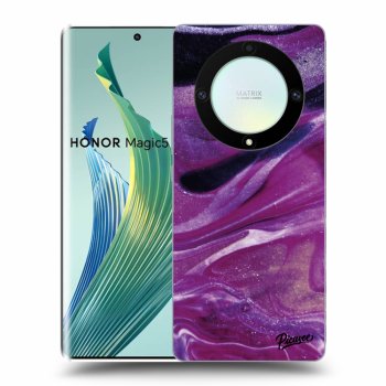 Hülle für Honor Magic5 Lite 5G - Purple glitter