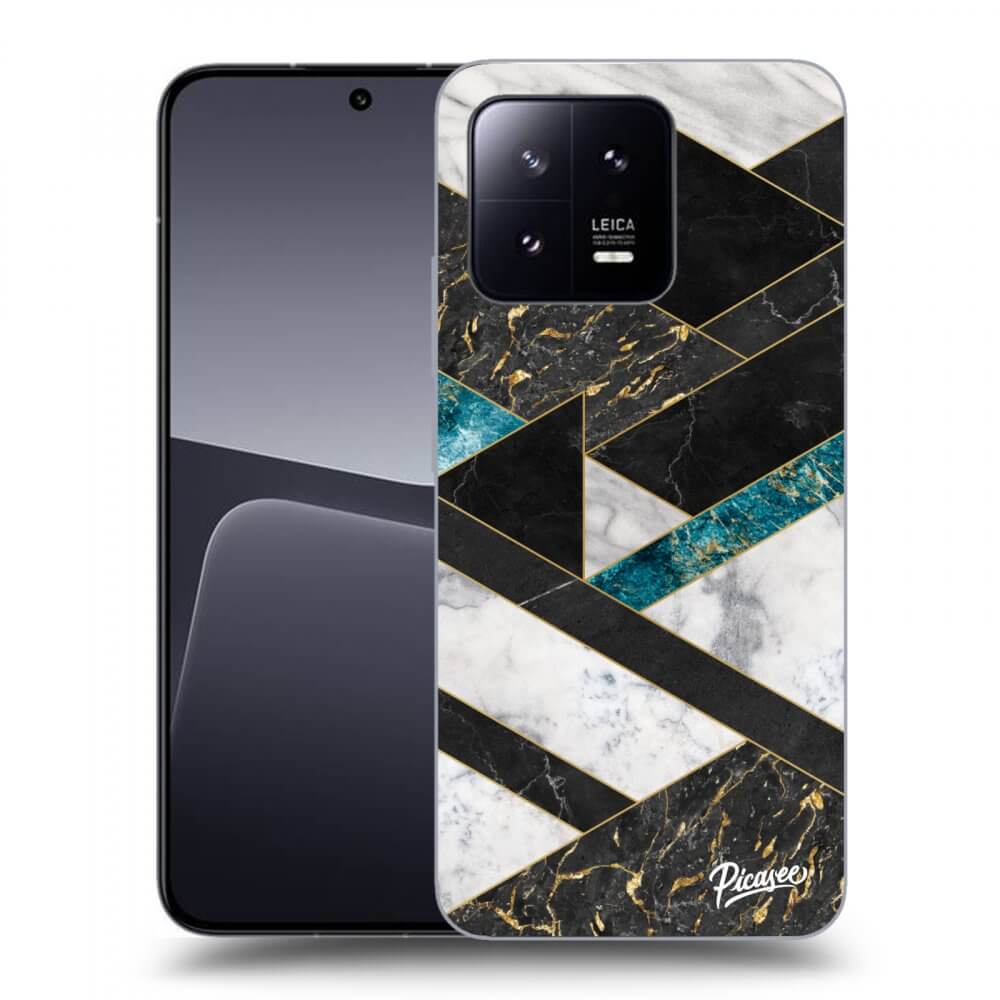 Picasee Xiaomi 13 Hülle - Transparentes Silikon - Dark geometry
