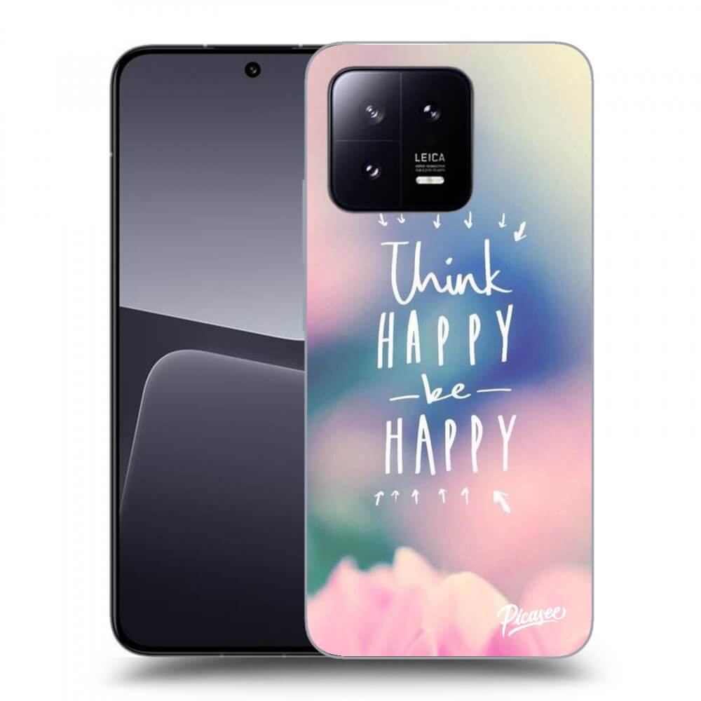 Picasee Xiaomi 13 Hülle - Transparentes Silikon - Think happy be happy