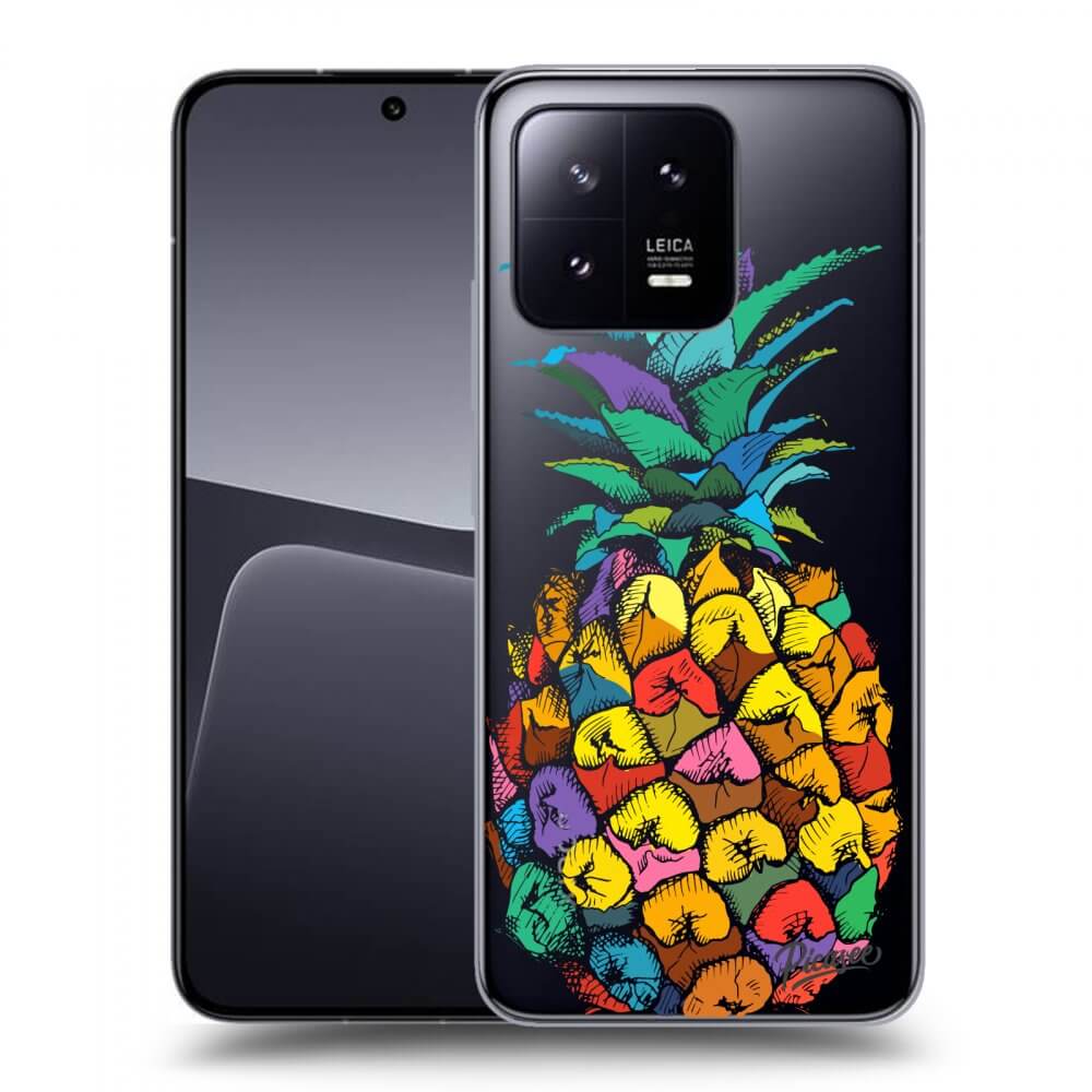 Picasee Xiaomi 13 Pro Hülle - Transparentes Silikon - Pineapple