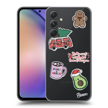 Hülle für Samsung Galaxy A54 5G - Christmas Stickers