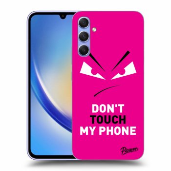 Hülle für Samsung Galaxy A34 5G A346B - Evil Eye - Pink