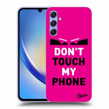Hülle für Samsung Galaxy A34 5G A346B - Shadow Eye - Pink