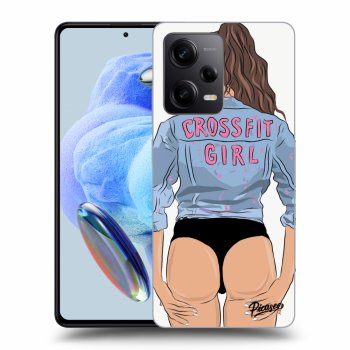 Hülle für Xiaomi Redmi Note 12 Pro+ 5G - Crossfit girl - nickynellow