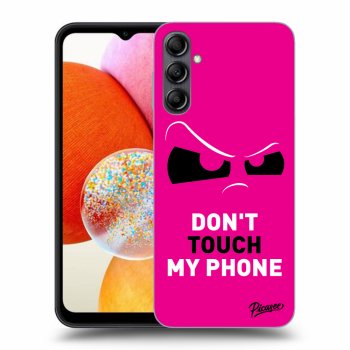 Hülle für Samsung Galaxy A14 4G A145R - Cloudy Eye - Pink