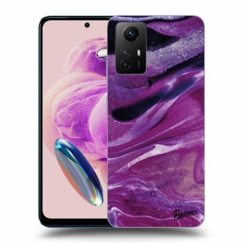 Hülle für Xiaomi Redmi Note 12S - Purple glitter