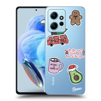 Hülle für Xiaomi Redmi Note 12 4G - Christmas Stickers