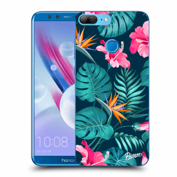 Hülle für Honor 9 Lite - Pink Monstera